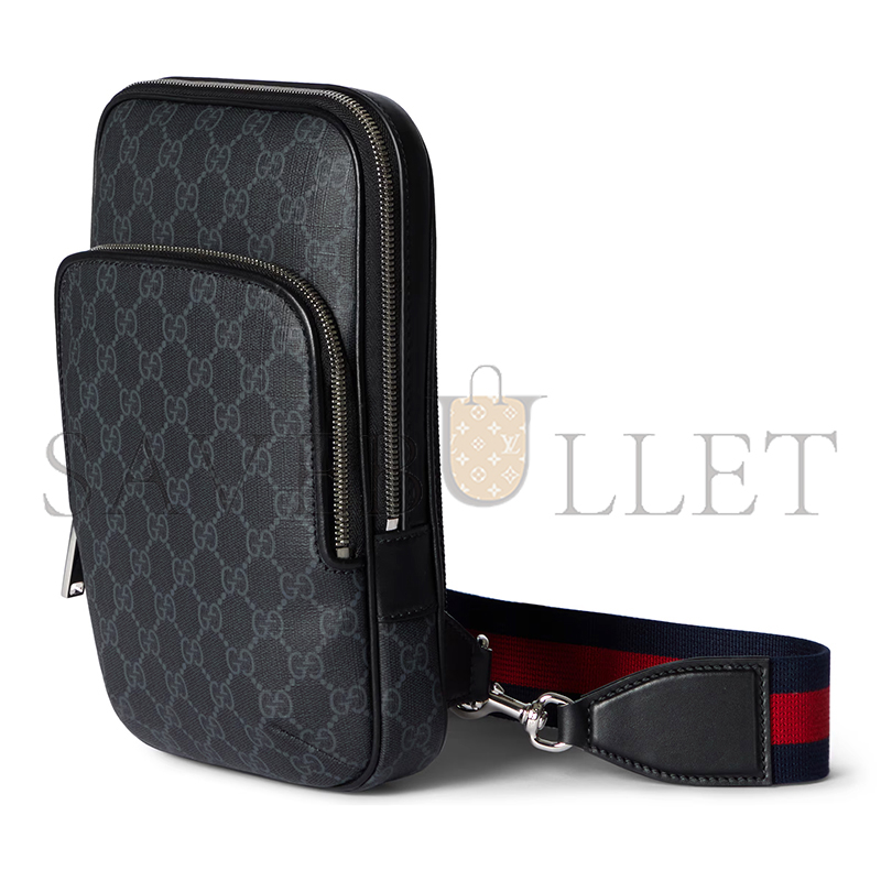 GUCCI GG BLACK SMALL SLINGBAG 822073 (17.5*7*6cm) GUCCI GG BLACK SMALL SLINGBAG 822073 (17.5*7*6cm)